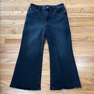 Women's Black Flared Jeans
